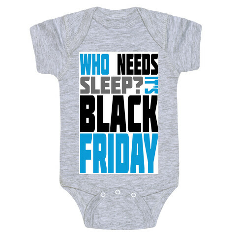 Black Friday (long sleeve) Baby One-Piece