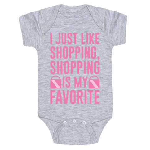 Shopping Is My Favorite Baby One-Piece