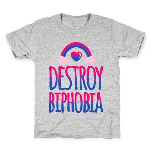 Destroy Biphobia Kids T-Shirt