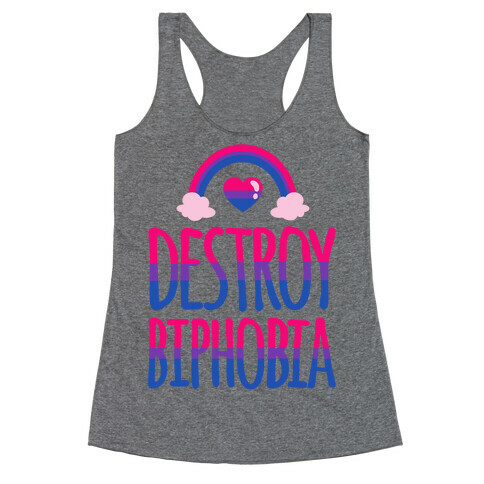 Destroy Biphobia Racerback Tank Top