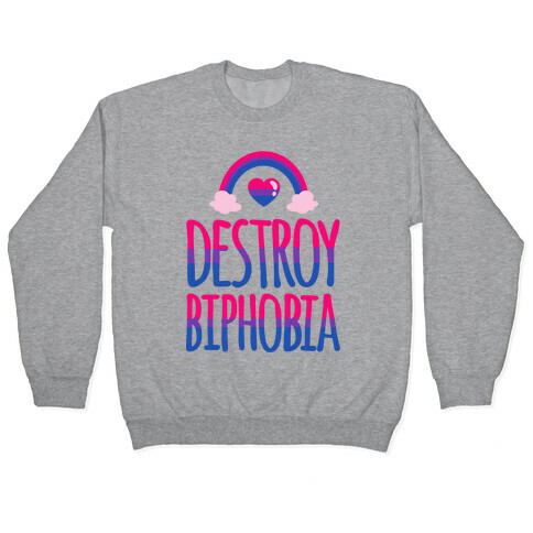Destroy Biphobia Pullover