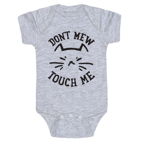 Don't Mew Touch Me Baby One-Piece