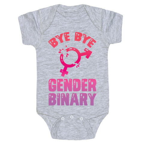 Bye Bye Gender Binary Baby One-Piece