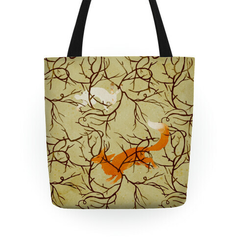 Rabbit And The Fox Chase Tote