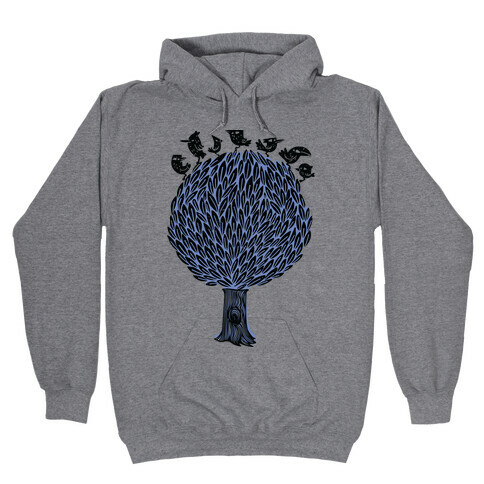 Birds on a Tree Hooded Sweatshirt