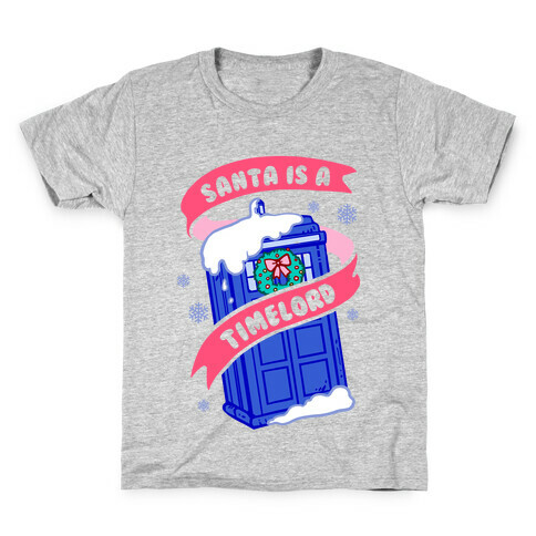 Santa is A Timelord Kids T-Shirt
