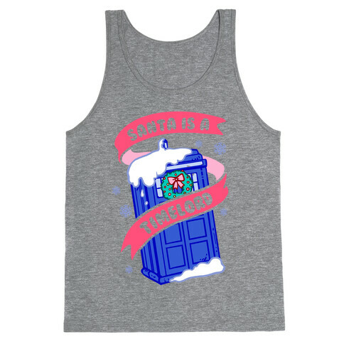 Santa is A Timelord Tank Top