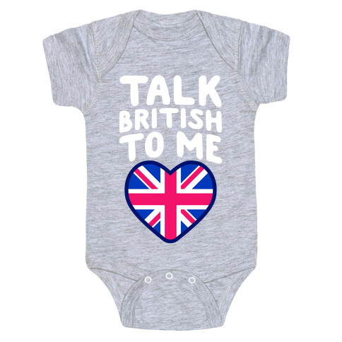 Talk British To Me Baby One-Piece