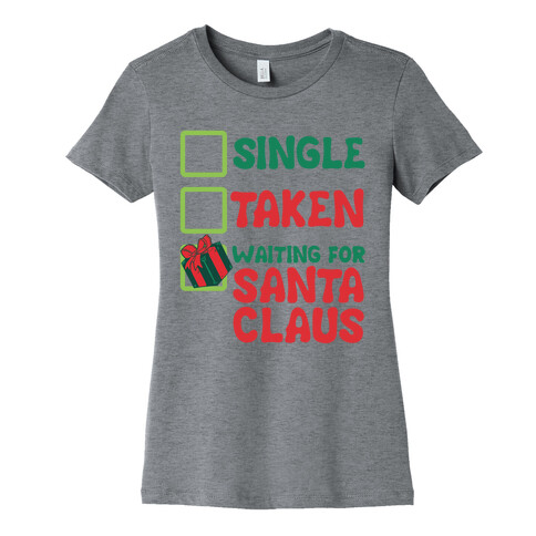 Waiting For Santa Claus Womens T-Shirt