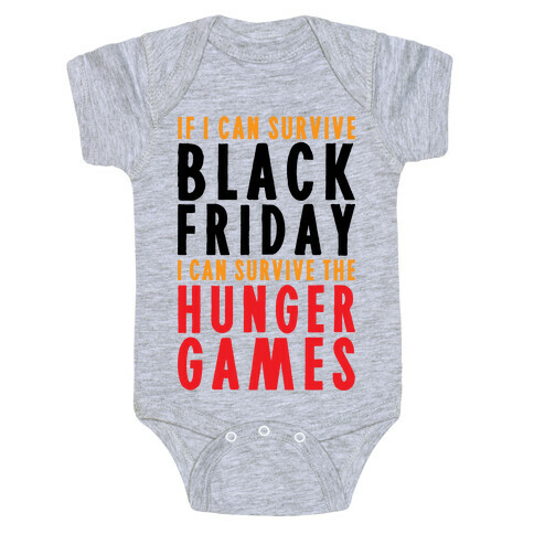 Black Friday Hunger Games Baby One-Piece