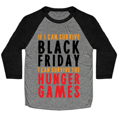 Black Friday Hunger Games Baseball Tee