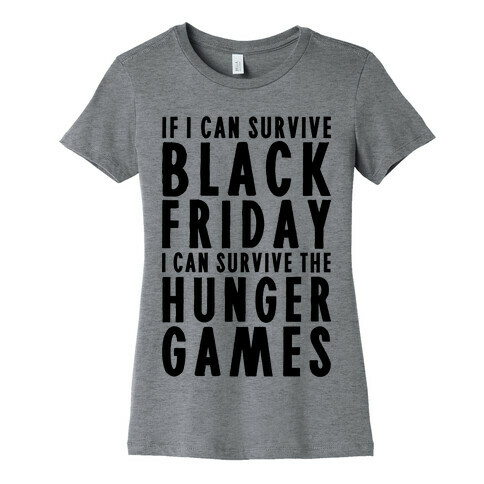 Black Friday Hunger Games Womens T-Shirt