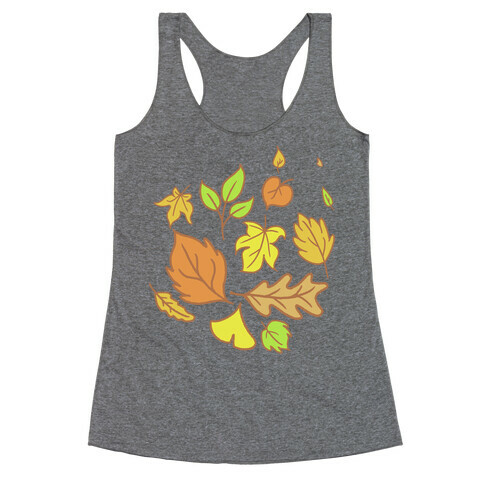 Autumn Leaves Racerback Tank Top