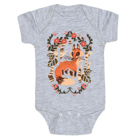 Fox In The Forest Baby One-Piece