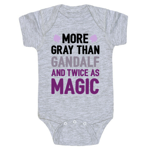 More Gray Than Gandalf Baby One-Piece