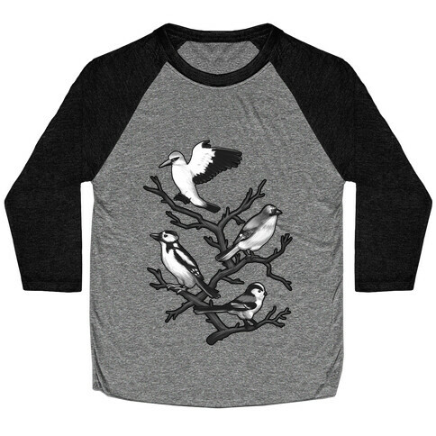 Woodland Birds Baseball Tee