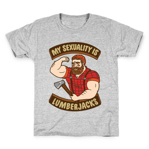 My Sexuality Is Lumberjacks Kids T-Shirt