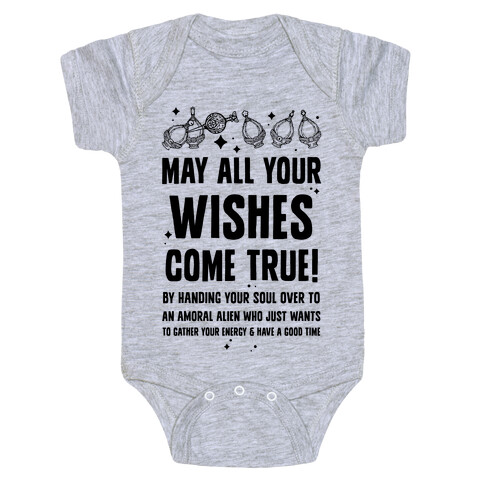 May All Your Wishes Come True Baby One-Piece