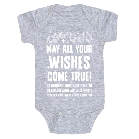 May All Your Wishes Come True Baby One-Piece