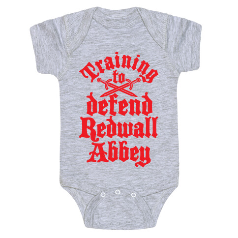 Training To Defend Redwall Abbey Baby One-Piece