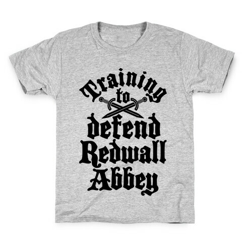 Training To Defend Redwall Abbey Kids T-Shirt