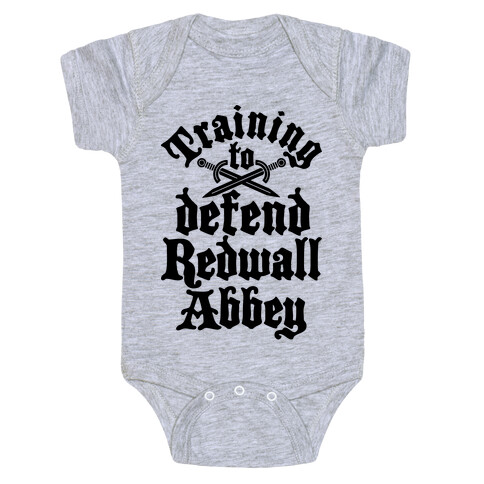 Training To Defend Redwall Abbey Baby One-Piece