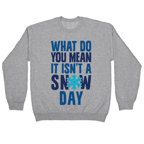 What Do You Mean It Isn't A Snow Day Pullover