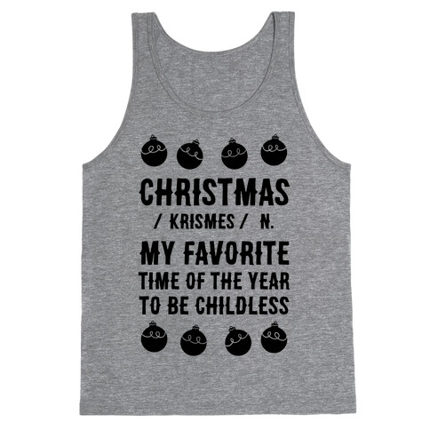 Christmas Definition Tank Top