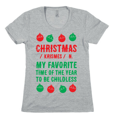 Christmas Definition Womens T-Shirt