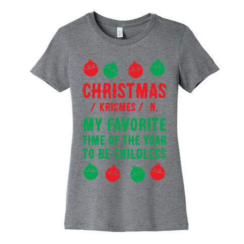 Christmas Definition Womens T-Shirt