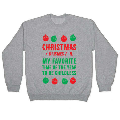 Christmas Definition Pullover