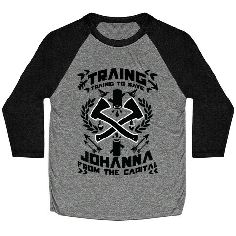 Training to Save Johanna Baseball Tee