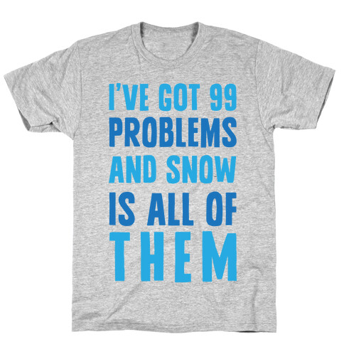 I've Got 99 Problems And Snow Is All Of Them T-Shirt