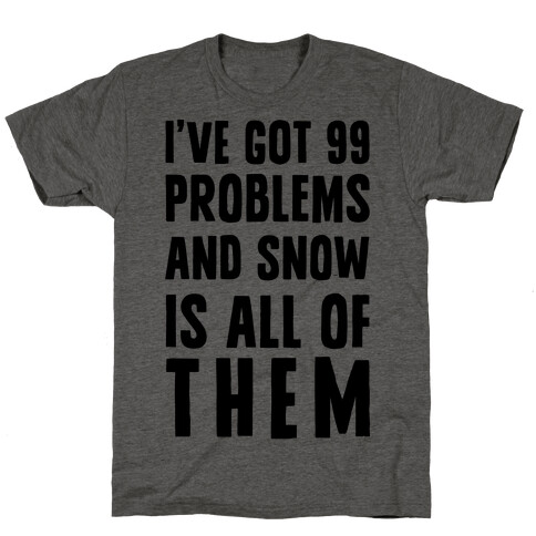 I've Got 99 Problems And Snow Is All Of Them T-Shirt