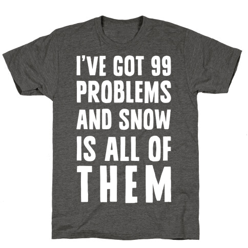 I've Got 99 Problems And Snow Is All Of Them T-Shirt