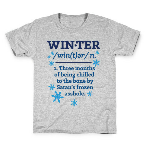 Winter Definition Kids T-Shirt