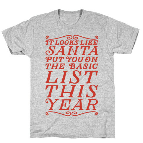 On The Basic List T-Shirt