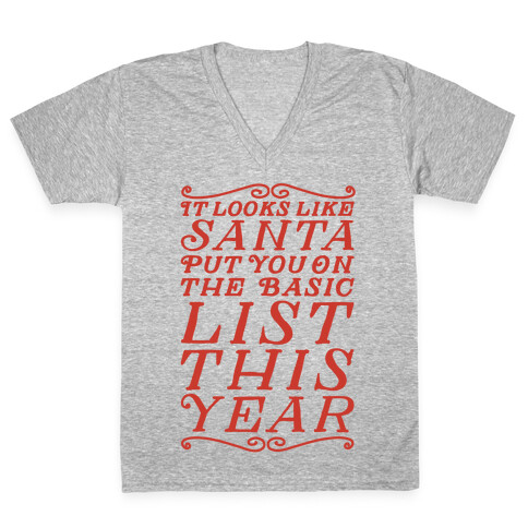 On The Basic List V-Neck Tee Shirt