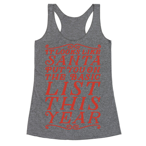 On The Basic List Racerback Tank Top