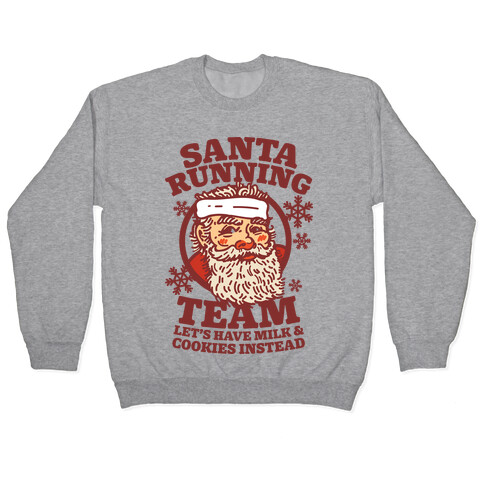 Santa Running Team Pullover