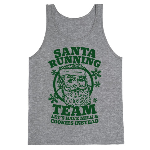 Santa Running Team Tank Top