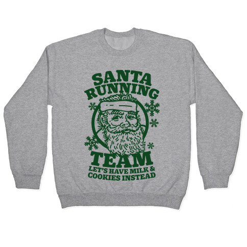 Santa Running Team Pullover