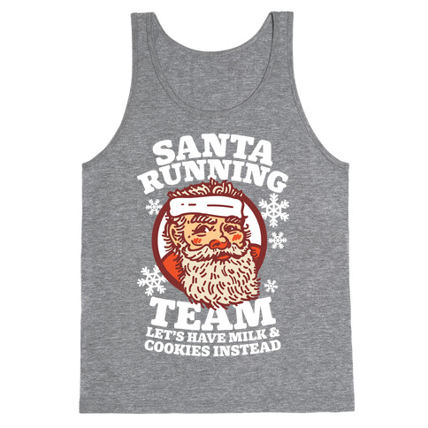 Santa Running Team Tank Top