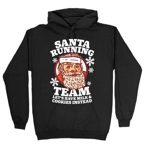 Santa Running Team Hooded Sweatshirt