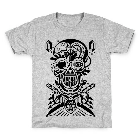 Legend Of Zelda skull Kids T-Shirt