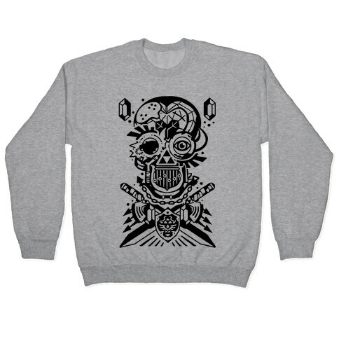 Legend Of Zelda skull Pullover