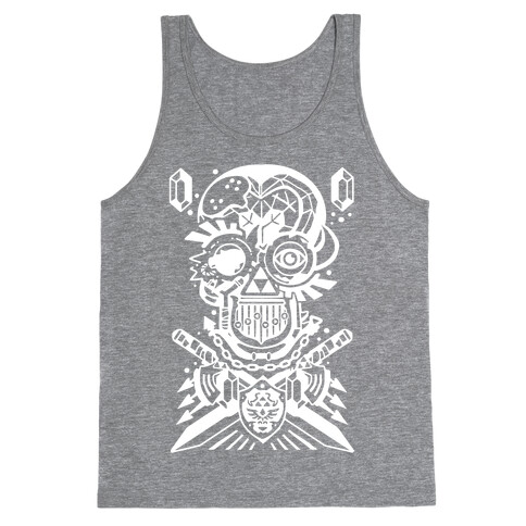 Legend Of Zelda skull Tank Top