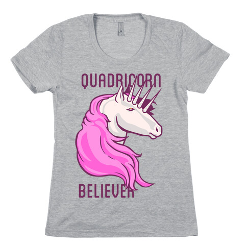 Quadricorn Believer (Tank) Womens T-Shirt