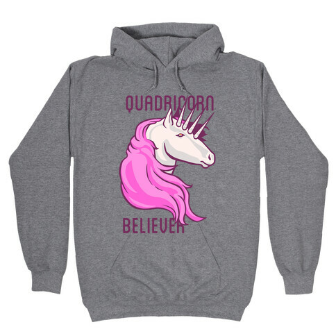 Quadricorn Believer (Tank) Hooded Sweatshirt