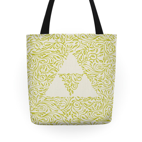 Subtle Triforce Pattern Tote